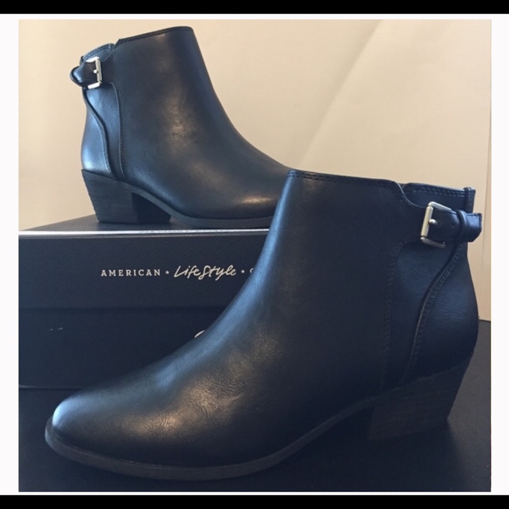 Dr Scholl's Black Booties Size 6.5